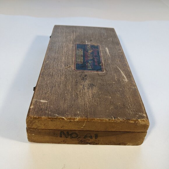 Greenfield Tap & Die Tool Set A-1 Little Giant Screw Plate Wood Box - INCOMPLETE - Picture 4 of 15